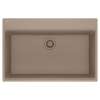 Franke Maris Dual Mount 33-In X 22-In Fragranite Single Bowl Kitchen Sink In Oyster