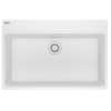 Franke Maris Dual Mount 33-In X 22-In Fragranite Single Bowl Kitchen Sink In Polar White