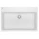 Franke Maris Dual Mount 33-In X 22-In Fragranite Single Bowl Kitchen Sink In Polar White