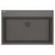 Franke Maris Dual Mount 33-In X 22-In Fragranite Single Bowl Kitchen Sink In Stone Grey