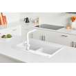 Franke Maris Dual Mount 31-In X 20.9-In Fragranite Double Bowl Kitchen Sink In Polar White