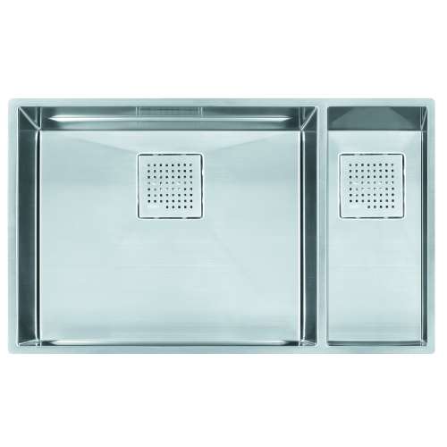 Franke Peak 31-In. X 18-In. 16 Gauge Stainless Steel Undermount Double Bowl Kitchen Sink - Pkx160