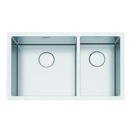 Franke Professional 2.0 32.5-In. X 19.5-In. 16 Gauge Stainless Steel Undermount Double Bowl Kitchen Sink - Ps2X160-18-11