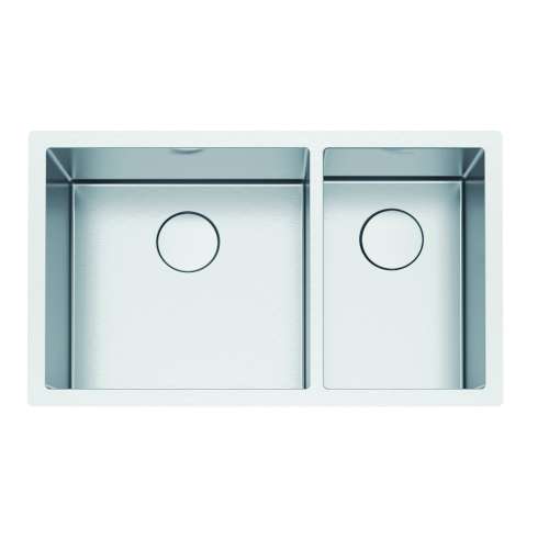 Franke Professional 2.0 32.5-In. X 19.5-In. 16 Gauge Stainless Steel Undermount Double Bowl Kitchen Sink - Ps2X160-18-11