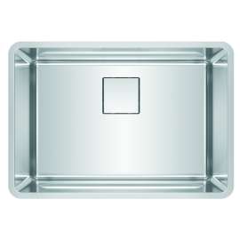 Franke Pescara 26.5-In. X 18.5-In. 18 Gauge Stainless Steel Undermount Single Bowl Kitchen Sink - Ptx110-25