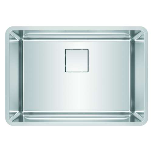 Franke Pescara 26.5-In. X 18.5-In. 18 Gauge Stainless Steel Undermount Single Bowl Kitchen Sink - Ptx110-25