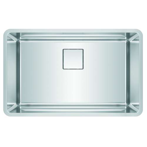 Franke Pescara 29.5-In. X 18.5-In. 18 Gauge Stainless Steel Undermount Single Bowl Kitchen Sink - Ptx110-28
