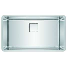 Franke Pescara 32.5-In. X 18.5-In. 18 Gauge Stainless Steel Undermount Single Bowl Kitchen Sink - Ptx110-31