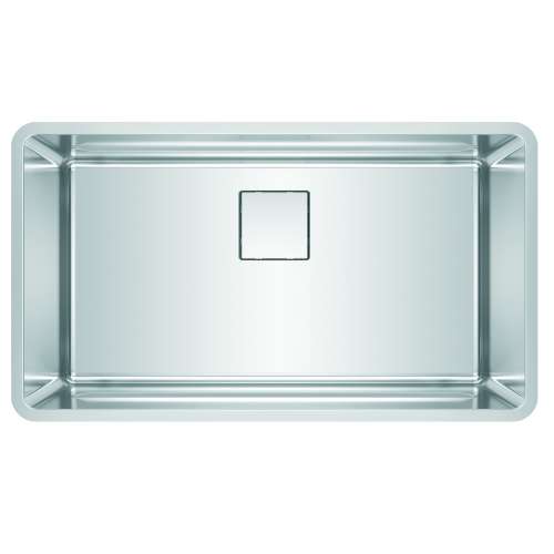 Franke Pescara 32.5-In. X 18.5-In. 18 Gauge Stainless Steel Undermount Single Bowl Kitchen Sink - Ptx110-31