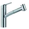 Franke Smart Single Handle Pull-Out Kitchen Faucet In Satin Nickel, Sma-Po-Sni
