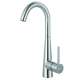 Franke Steel 14.4-In Single Handle Swivel Spout Kitchen Prep / Bar Faucet In Stainless Steel, Stl-Br-304