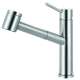 Franke Steel 9-In Single Handle Pull-Out Kitchen Faucet In Stainless Steel, Stl-Po-304