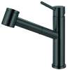 Franke Steel 9-In Single Handle Pull-Out Kitchen Faucet In Industrial Black, Stl-Po-Ibk