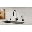 Franke 8.75-In Single Handle Cold Water Filtration Faucet In Industrial Black, Unj-Fw-Ibk
