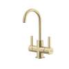 Franke 8.75-In Double Handle Hot And Cold Water Filtration Faucet In Gold, Unj-Hc-Gld