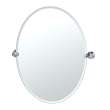 Tiara 4329LG Large Oval Mirror in Chrome