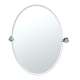 Tiara 4329LG Large Oval Mirror in Chrome