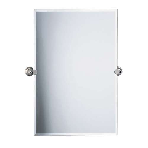 Rectangular Mirror in Polished Nickel