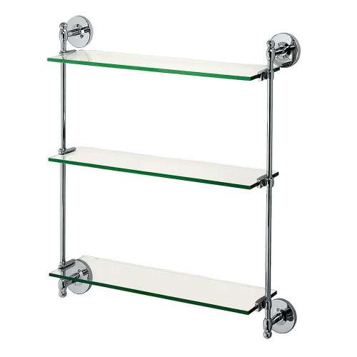 3 Tier Vanity Shelf in Chrome