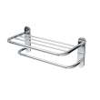18in Wall Mounted Towel Shelf in Chrome