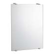22in x 30in Minimalist Flat Edge Wall Mounted Mirror in Chrome