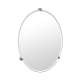 Oldenburg 1565 Large Oval Mirror in Chrome