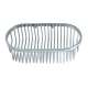 10 Inch Oval Shower Basket in Chrome