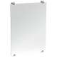 Frameless Rectangular Bathroom Mirror in Chrome