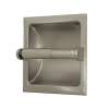 Recessed Toilet Paper Holder in Satin Nickel