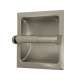 Recessed Toilet Paper Holder in Satin Nickel