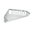9-1/4 Inch Corner Shower Basket in Satin Nickel