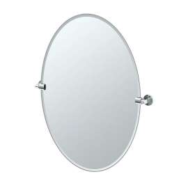 4109LG-M Zone 28-1/2in Oval Beveled Wall Mounted Mirror with Accents