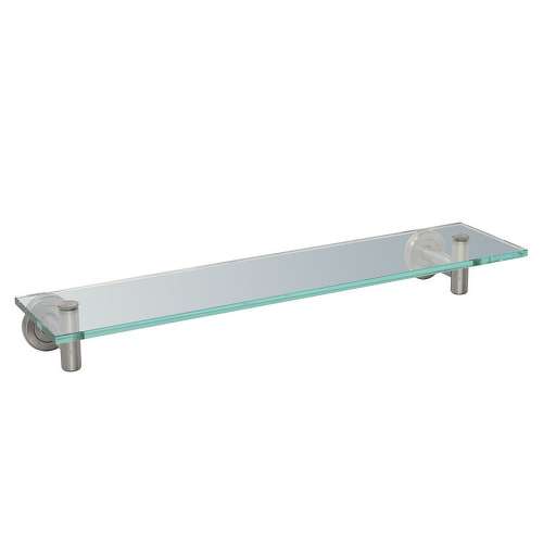 Latitude 2 4296 Glass Shelf in Satin Nickel