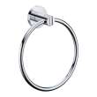Channel 4682 Wall Mounted Towel Ring in Chrome