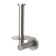 Channel Upright Bathroom Tissue Holder in Satin Nickel