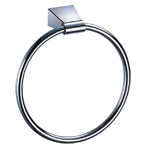 Bleu 4712 Wall Mounted Towel Ring in Chrome