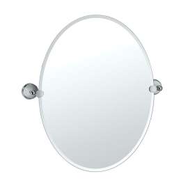 Oval Mirror in Chrome