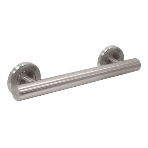 12 Inch Contemporary Grab Bar in Satin Nickel