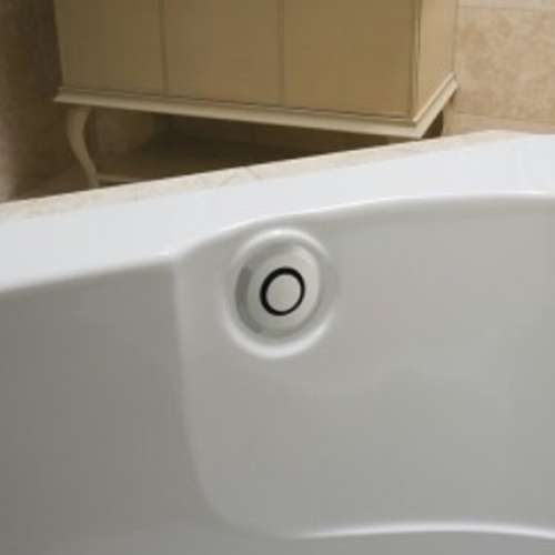 17in-24in Tub and 33in Cable PushControl Complete Unit in ForeverShine PVD Brushed Nickel