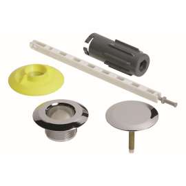 Plastic PushControl Trim Service Kit in Polished Chrome