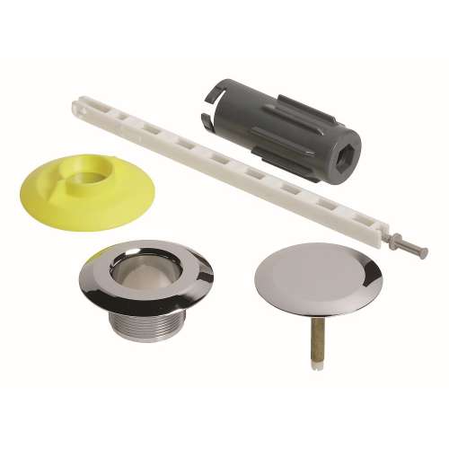 Plastic PushControl Trim Service Kit in Polished Chrome