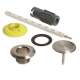 Metal PushControl Trim Service Kit in ForeverShine PVD Brushed Nickel