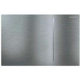 Sigma70 Dual-Flush Actuator Plate in Brushed Stainless Steel