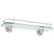 Chelsea 1135T-18/PC 18in Glass Shelf in Polished Chrome