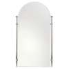 20.4in Wall Mounted Portrait Mirror in Satin Nickel