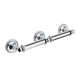 Canterbury Triple-Post Double Roll Toilet Paper Holder