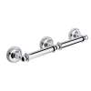 Triple Post Double Roll Tissue Holder in Polished Chrome