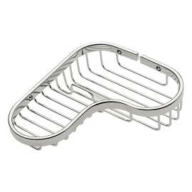 Brass Wall Mounted Wire Corner Basket