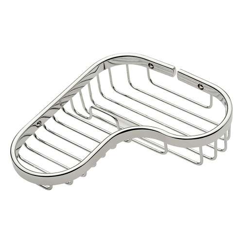 Brass Wall Mounted Wire Corner Basket