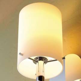 Cased Opal / Satin Etched Light Shade